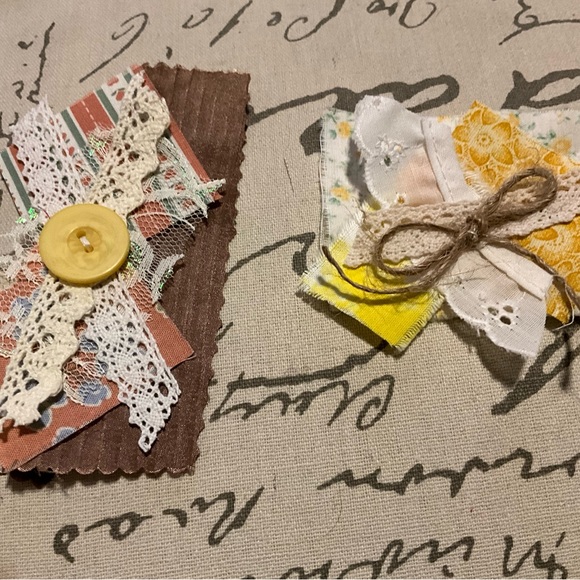 2 Clusters….Slow Stitch, Snippets , Junk Journal Ephemera - Picture 8 of 8
